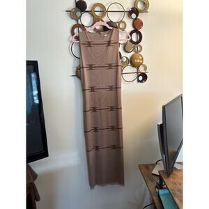 Honor The Gift Boutique Style Dress XXL Clay Color Maxi Length Dress